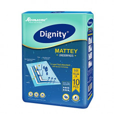Deals, Discounts & Offers on Personal Care Appliances - Dignity Mattey Underpads 10 Pcs, Size 60x90cm, (Pack of 1)