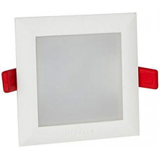 Deals, Discounts & Offers on  - Havells 5-Watt Non-Rechargeable LED Panel Light (White Bezel and Black Housing, Square)