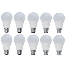 Deals, Discounts & Offers on  - Syska PAG SRL Base B22 9-Watt LED Bulb (Pack of 10, Cool White)