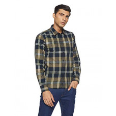 Deals, Discounts & Offers on  - [Size M, L] Beat London by Pepe Jeans Men's Checkered Slim Fit Casual Shirt