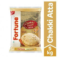 Deals, Discounts & Offers on Grocery & Gourmet Foods -  Fortune Chakki Fresh Atta, 5kg