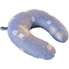 Deals, Discounts & Offers on  - PumPum Neck Pillow Polyester Fibre Abstract Travel Pillow Pack of 1(Blue)