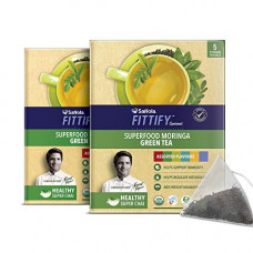 Deals, Discounts & Offers on Grocery & Gourmet Foods - Saffola FITTIFY Gourmet Green Tea Instant Beverage Mix, Assorted Pack, 2 X 12.5 g