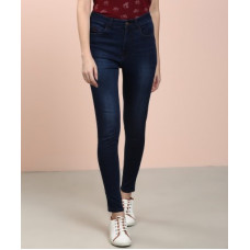 Deals, Discounts & Offers on Women - [Size 30] Flying MachineSkinny Women Dark Blue Jeans