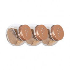 Deals, Discounts & Offers on Home & Kitchen - Soogo Glass Jar Set with Lid, 50ml, 3-Pieces, Transparent