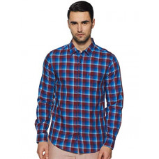 Deals, Discounts & Offers on  - [Size L] United Colors of Benetton Men's Checkered Slim fit Casual Shirt