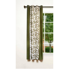 Deals, Discounts & Offers on  - Panipat Textile Hub 150 cm (5 ft) Polyester Window Curtain Single Curtain(Floral, Green)
