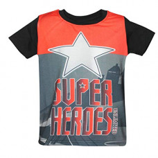 Deals, Discounts & Offers on  - SUPERHEROES UNLIMITED Digital Print Boys Tshirt D30