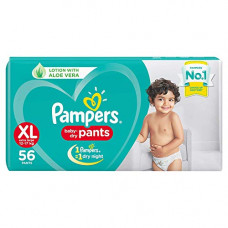 Deals, Discounts & Offers on  - Pampers New Diapers Pants, XL (56 Count)
