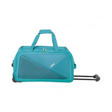 Deals, Discounts & Offers on  - Safari Pret 59 Cms Polyester Teal Check-In 2 Wheels Soft Duffle