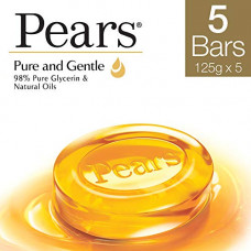 Deals, Discounts & Offers on Personal Care Appliances -  Pears Pure And Gentle Bathing Bar, 125g (Pack Of 5)
