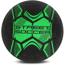 Deals, Discounts & Offers on Auto & Sports - Vector X Street Soccer Rubber Moulded Football - Size: 5(Pack of 1, Green, Black)