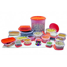 Deals, Discounts & Offers on Home & Kitchen - Princeware SF Tal Pak Container Set, 20-Pieces