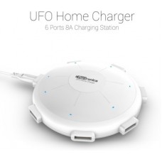 Deals, Discounts & Offers on Mobile Accessories - Portronics UFO Home Charger, POR 343 Mobile Charger(White, Cable Included)