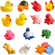 Deals, Discounts & Offers on Toys & Games - Lovely Baby Kuhu Creations Baby Swimming 13 Pcs Sounding Bath Toy(Multicolor)