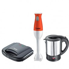 Deals, Discounts & Offers on Home & Kitchen - Prestige Breakfast Set PBS 01 - Electric Kettle, Sandwich Toaster and Hand Blender