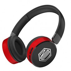 Deals, Discounts & Offers on  -  Nu Republic Dubstep Wireless Headphones with Mic (Red and Black)