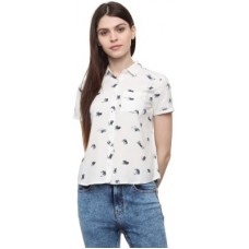 Deals, Discounts & Offers on Women - [Size M] PeopleWomen Printed Casual Shirt