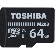 Deals, Discounts & Offers on Storage - Toshiba M203 64 GB MicroSD Card Class 10 100 MB/s Memory Card