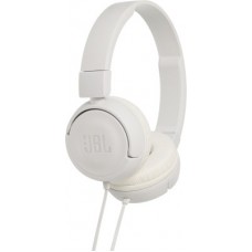 Deals, Discounts & Offers on Headphones - JBL T450 Wired Headset with Mic(White, On the Ear)