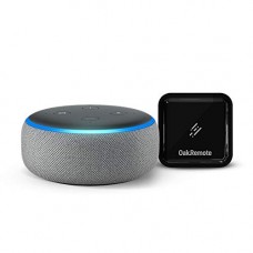 Deals, Discounts & Offers on  - Echo Dot (Grey) bundle with OakRemote