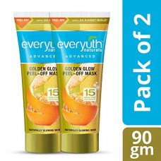 Deals, Discounts & Offers on Personal Care Appliances - Everyuth Naturals Advanced Golden Glow Peel-Off Mask With 24k Gold, 90 g (Pack of 2)
