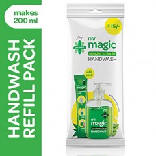 Deals, Discounts & Offers on Personal Care Appliances -  Godrej Protekt Mr. Magic Powder-to-Liquid Handwash Refill, (makes 200ml)