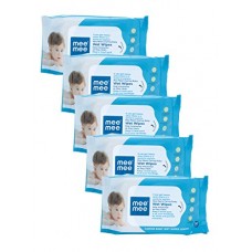 Deals, Discounts & Offers on  - Mee Mee Caring Baby Wet Wipes with Lemon Fragrance - 30 pcs (Pack of 5)