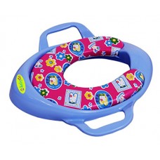 Deals, Discounts & Offers on  - BabyGo Cushioned Potty Seat, Toilet Seat with Handle (Blue)