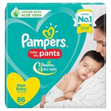 Deals, Discounts & Offers on  - Pampers New Diapers Pants, New Baby, 86 Count
