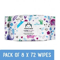 Deals, Discounts & Offers on  - [Live @ 12PM] Amazon Brand - Mama Bear Cleansing Baby Wet Wipes - 72 Wipes/Pack (Pack of 8, Super Saver)