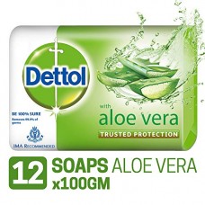 Deals, Discounts & Offers on Personal Care Appliances - Dettol Soap - 100 g (Pack of 12, Aloe Vera)