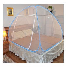 Deals, Discounts & Offers on  - Cotton and Polyester Double Bed Foldable Mosquito Nets by Kawachi