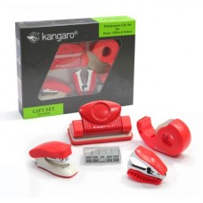 Deals, Discounts & Offers on  - Kangaro Stationery Office Set(Red)