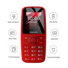 Deals, Discounts & Offers on  - Philips Xenium E108 Dual SIM Mobile Phone-Red