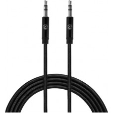 Deals, Discounts & Offers on  - ARU Cotton Braided 1m 1 m AUX Cable(Compatible with 3.5 mm Jack, Black, Sync and Charge Cable)