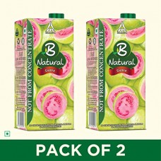 Deals, Discounts & Offers on Grocery & Gourmet Foods - B Natural Guava Juice 1L, (Pack of 2)