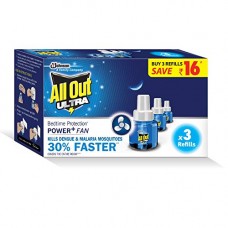 Deals, Discounts & Offers on  - All Out Ultra Power+ FAN (3 refills pack)