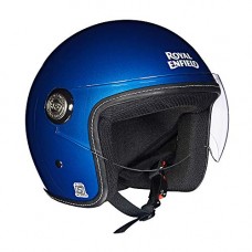 Deals, Discounts & Offers on  - Royal Enfield HESS18008 Open Face Helmet (Blue, XL)