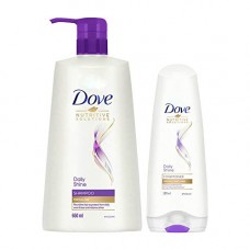 Deals, Discounts & Offers on Personal Care Appliances - Dove Daily Shine Shampoo, 650 ml with Daily Shine Conditioner 180 ml