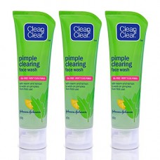 Deals, Discounts & Offers on Personal Care Appliances - Clean & Clear Pimple Clearing Face Wash, 80g (Pack of 3)