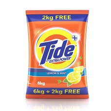 Deals, Discounts & Offers on Personal Care Appliances - Tide Plus Extra Power Detergent Washing Powder - 6 kg (Lemon and Mint) with Free Detergent Powder - 2 kg