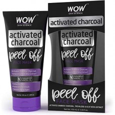 Deals, Discounts & Offers on  - WOW Activated Charcoal Face Mask - Peel Off - No Parabens & Mineral Oils (100mL)
