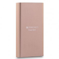 Deals, Discounts & Offers on  - Zebronics PG8000A 8000mAH Lithium Polymer Power Bank (Gold)