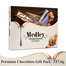 Deals, Discounts & Offers on Grocery & Gourmet Foods - SNICKERS Medley Assorted Chocolates Diwali Gift Pack (Snickers, Bounty, M&Ms, Galaxy), 247.6g