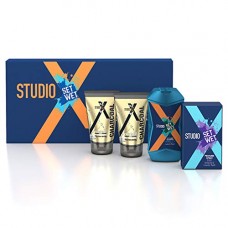 Deals, Discounts & Offers on Personal Care Appliances - Set Wet Studio X Men's Grooming Kit, 490 ml (Charcoal Face Wash, Charcoal Peel-Off Mask, Perfume Spray and Shampoo)