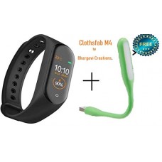 Deals, Discounts & Offers on  - Clothsfab M4 Band/Smart Band Bluetooth Wireless with OLED Display For All SmartPhones + Generic Flexible USB LED Light Lamp (Free)