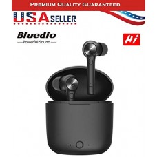 Deals, Discounts & Offers on  - Bluedio TWS Wireless Headphones with Face Recognition Feature, True Wireless Earbuds Bluetooth V5.0 Wireless Earphones Sports Running Headset with Charging Case Built-in Mic (Hurricane-HI Black)