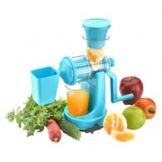 Amiraj Plastic Manual Juicer Set, 2-Pieces, Blue Amiraj Plastic Manual Juicer Set, 2-Pieces, Blue