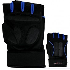 Deals, Discounts & Offers on  - AllExtreme EXSG08 Unisex Bike Racing Half Finger Gloves Shock Absorption Breathable 3MM Sponge Pads Hand Gloves